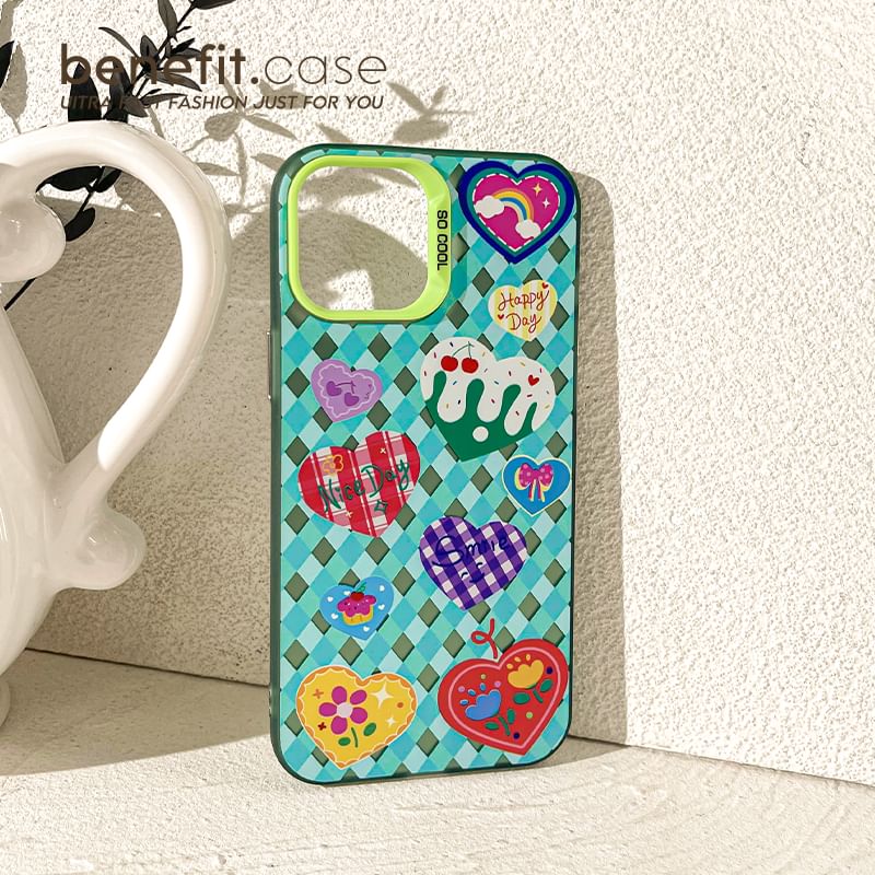 Case Argyle Star / Phone Heart