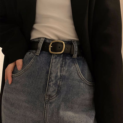 Faux Leather Belt