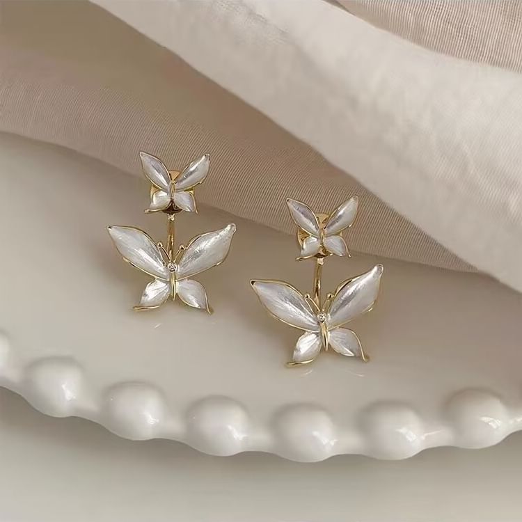 Jacket Ear Butterfly Alloy