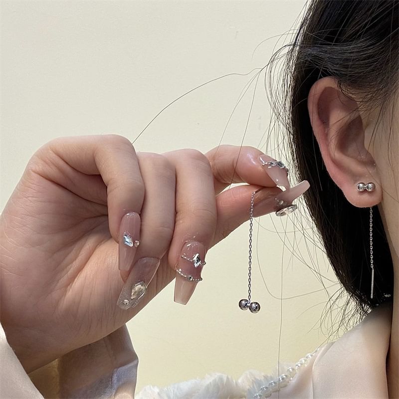 Threader Alloy Earring Bead