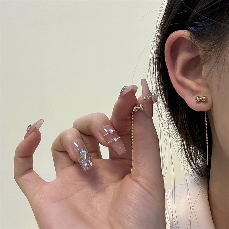 Threader Alloy Earring Bead