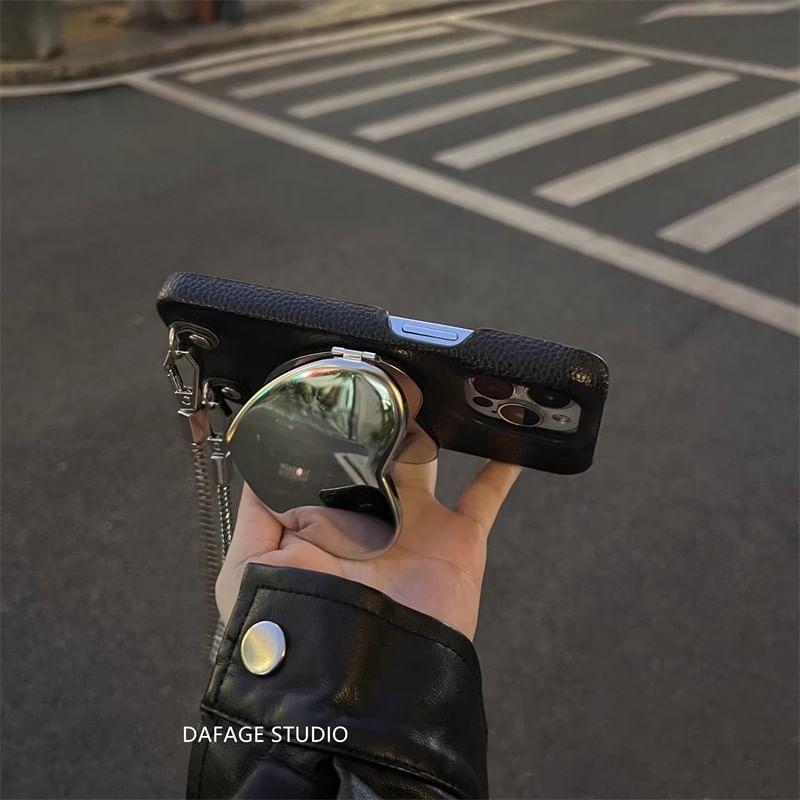 Heart Phone Case Mirrored