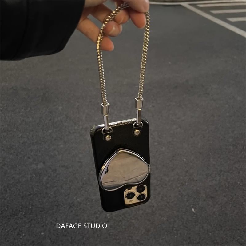 Heart Phone Case Mirrored