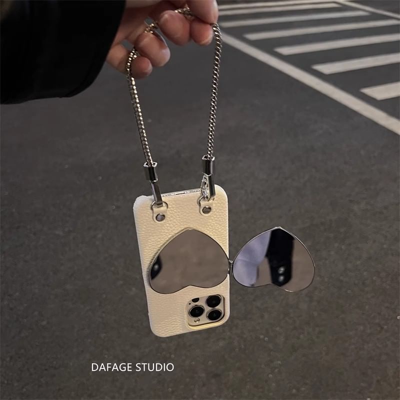 Heart Phone Case Mirrored