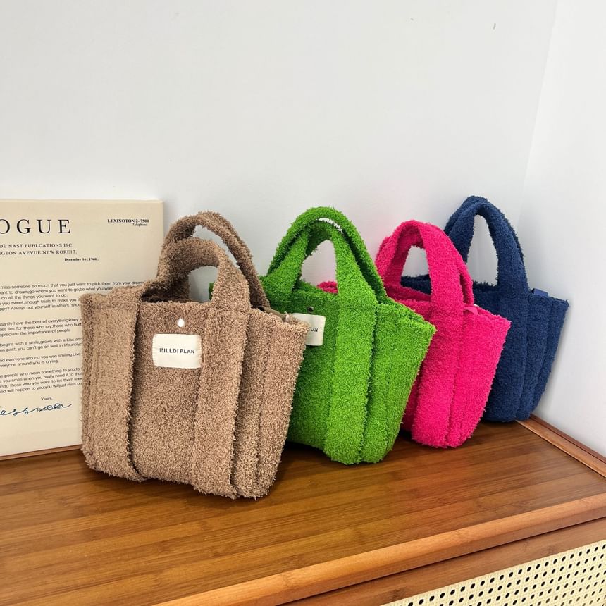 Bag Crossbody Top Handle Fluffy