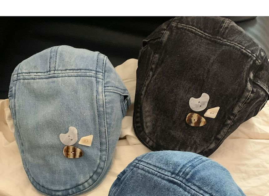 Cap Flat Denim