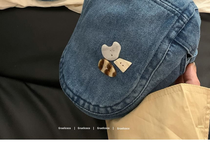 Cap Flat Denim