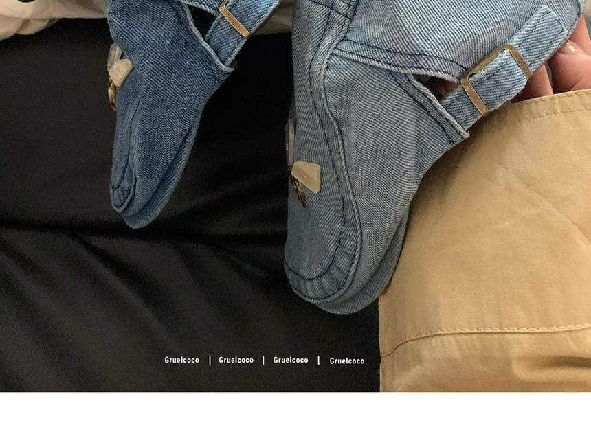Cap Flat Denim