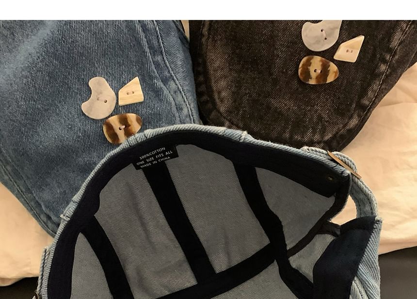 Cap Flat Denim