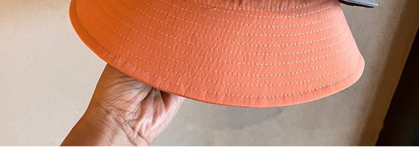 Bucket Drawstring Plain Hat