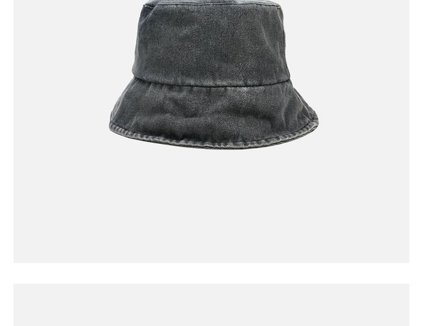 Denim Washed Bucket Hat