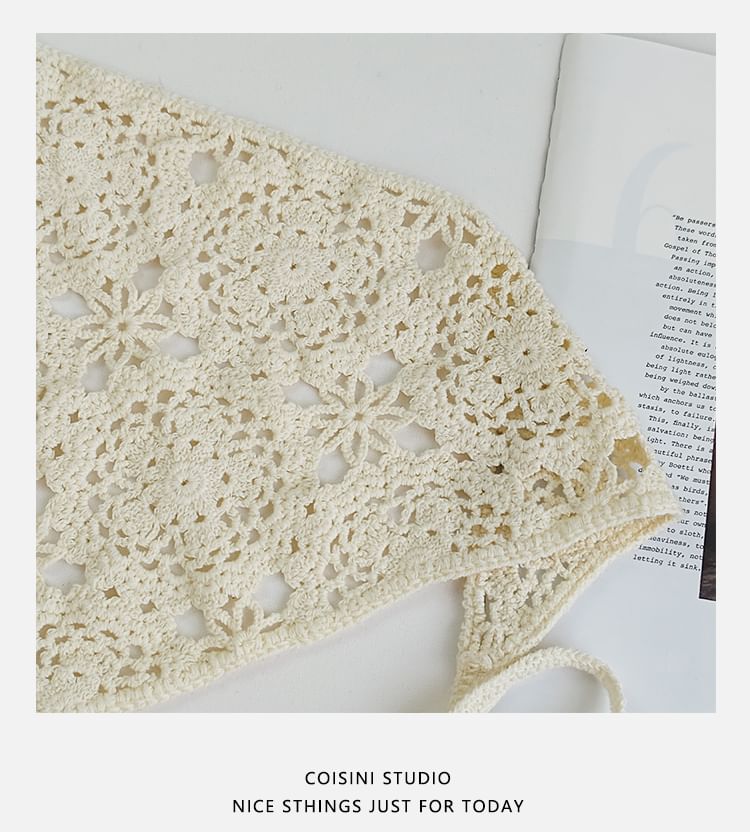 Headkerchief Crochet Knit