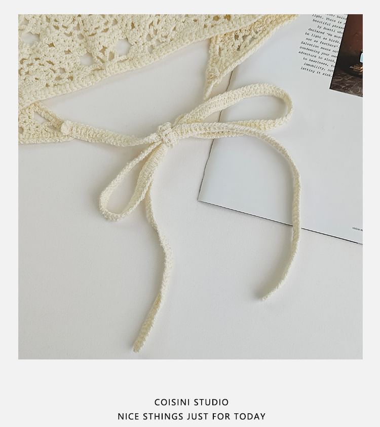 Headkerchief Crochet Knit