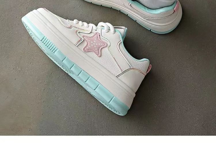 Star Applique Platform Sneakers