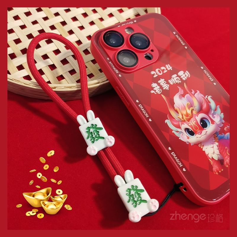 Mahjong Wrist Phone Strap
