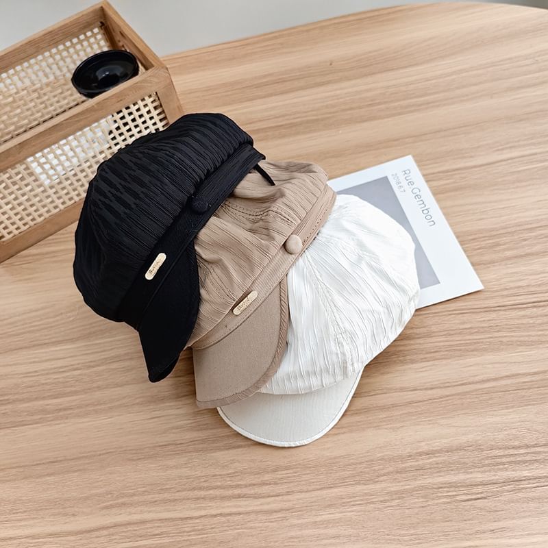 Newsboy Plate Metal Cap