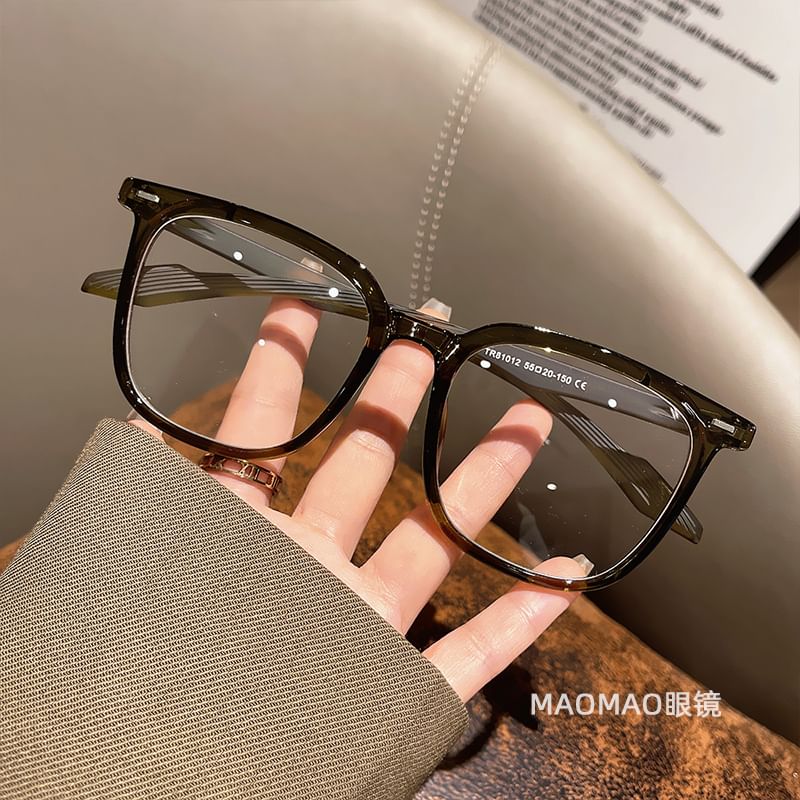 Light Glasses Blocking Blue Frame Square