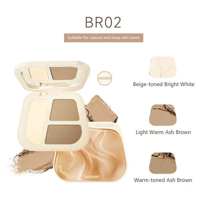 Three Color Highlight and Contour Palette