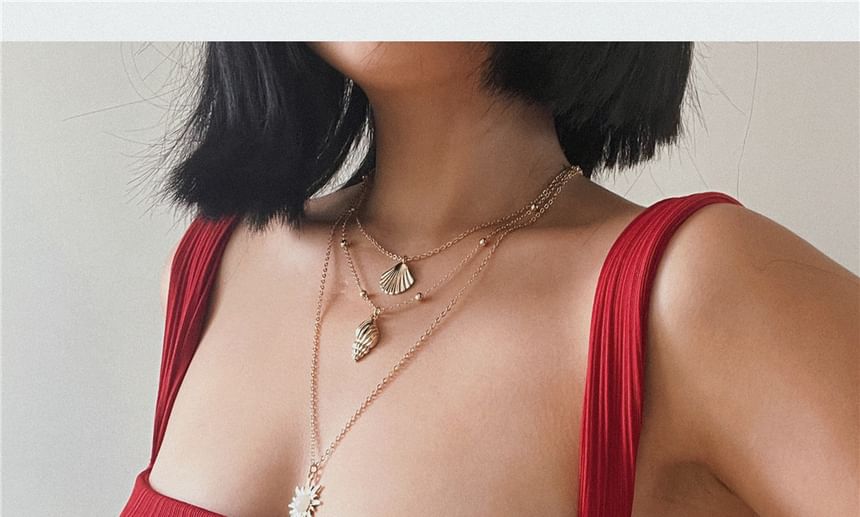 Off Shoulder Plain Midi Sheath Dress