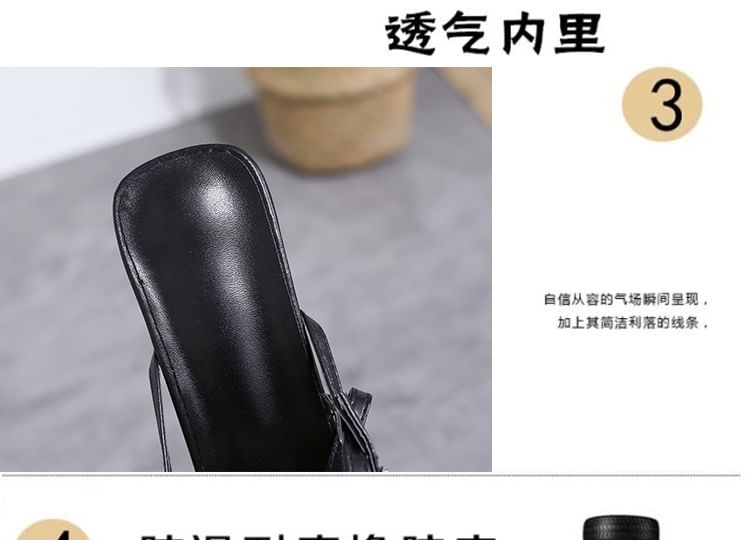 Heel Sandals Strap Ankle High