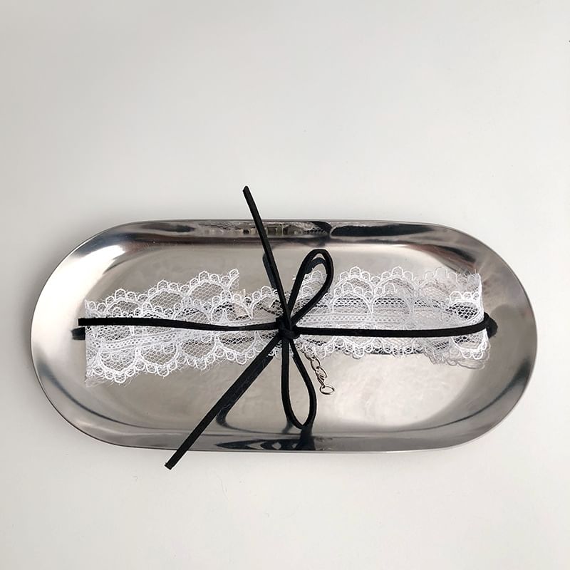 Bow Choker Lace