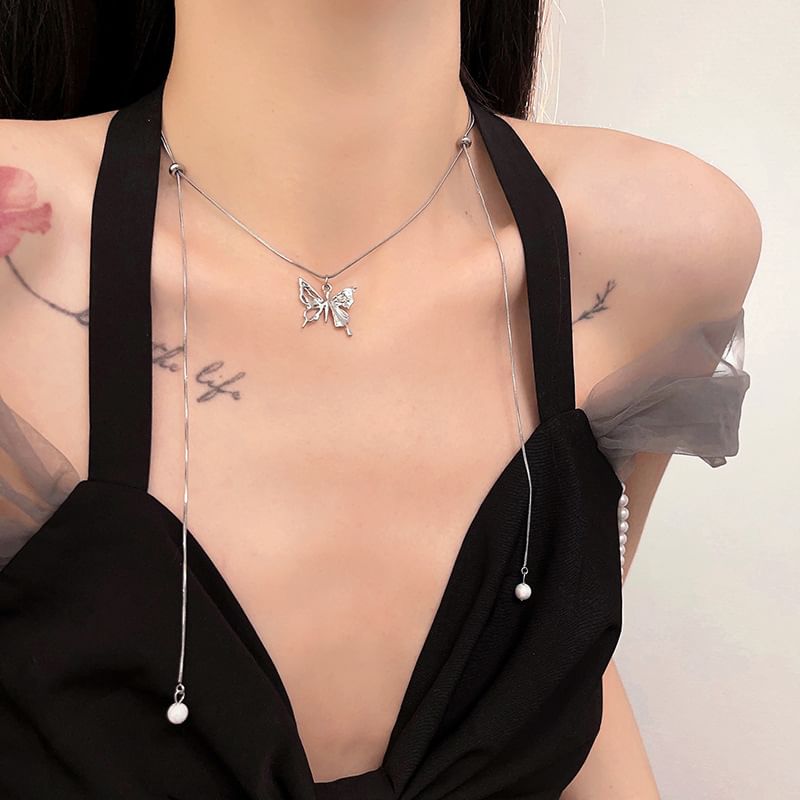 Necklace Pendant Butterfly