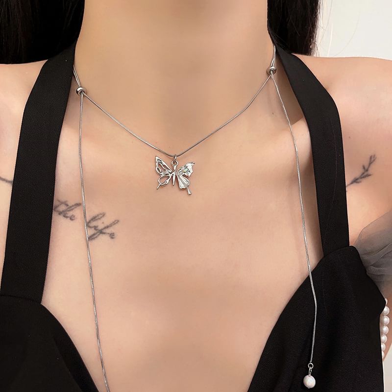 Necklace Pendant Butterfly