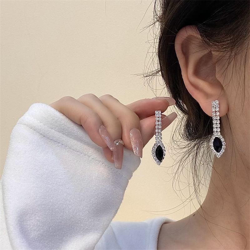 Pendant Earring Necklace Drop / Rhinestone