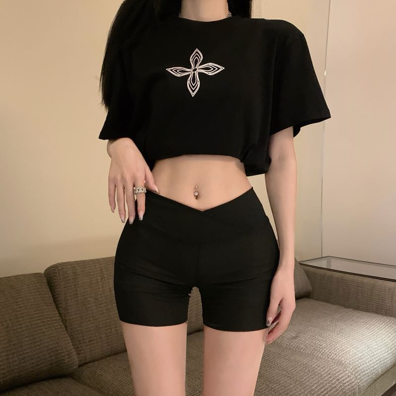 High Waist Plain Boyshorts