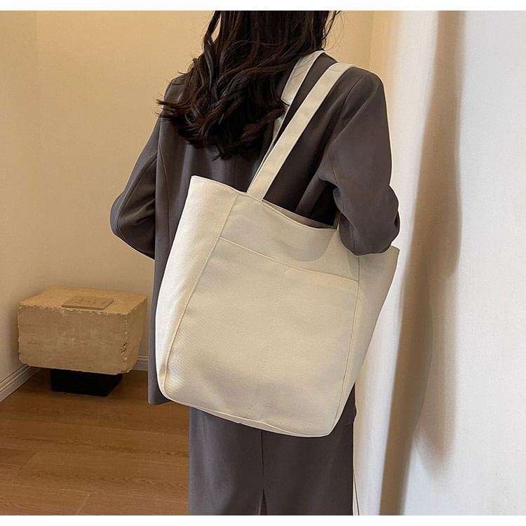 Bag Canvas Plain Tote
