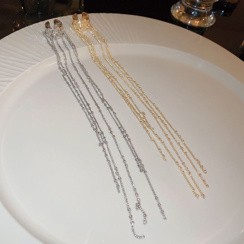 Ear Fringed Cuff Alloy