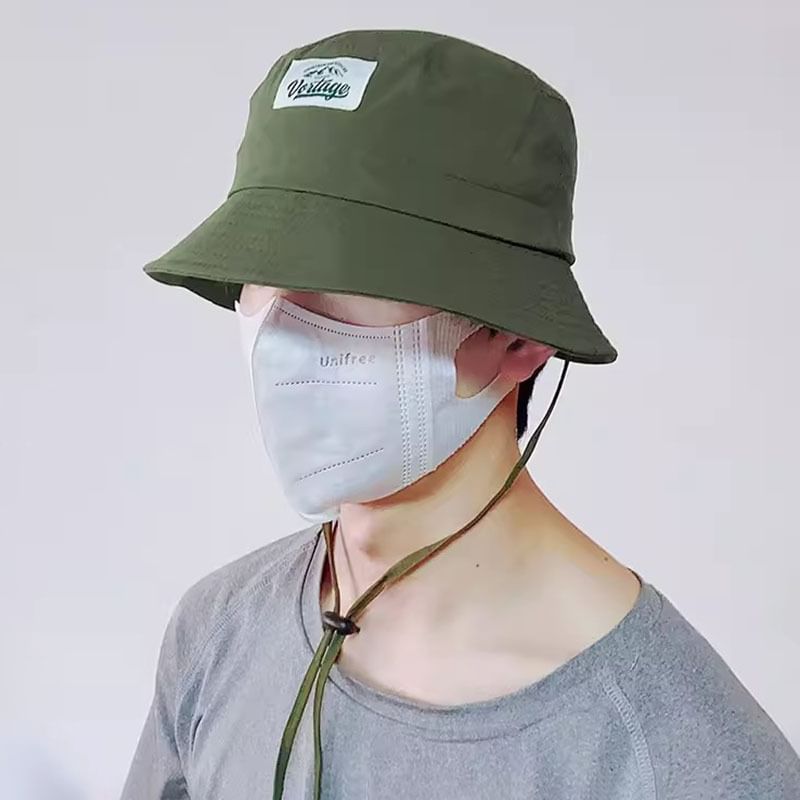 Lettering Applique Hat Bucket