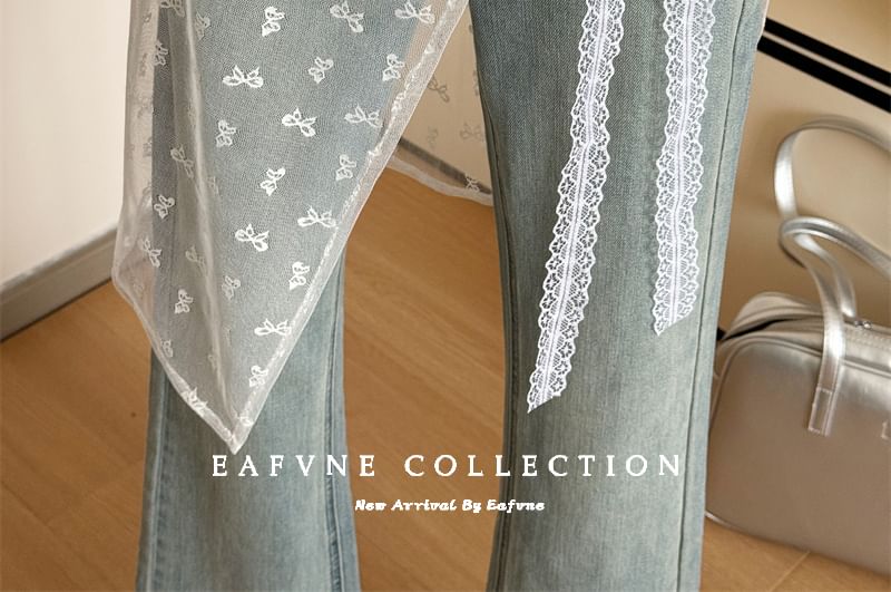 Decorative Lace Half Apron Skirt for Layering