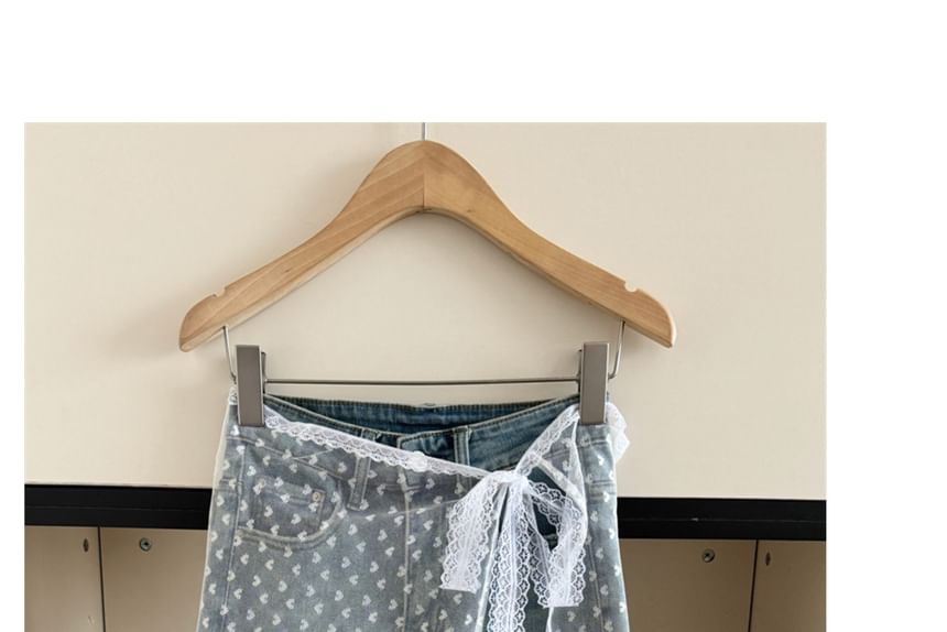 Decorative Lace Half Apron Skirt for Layering