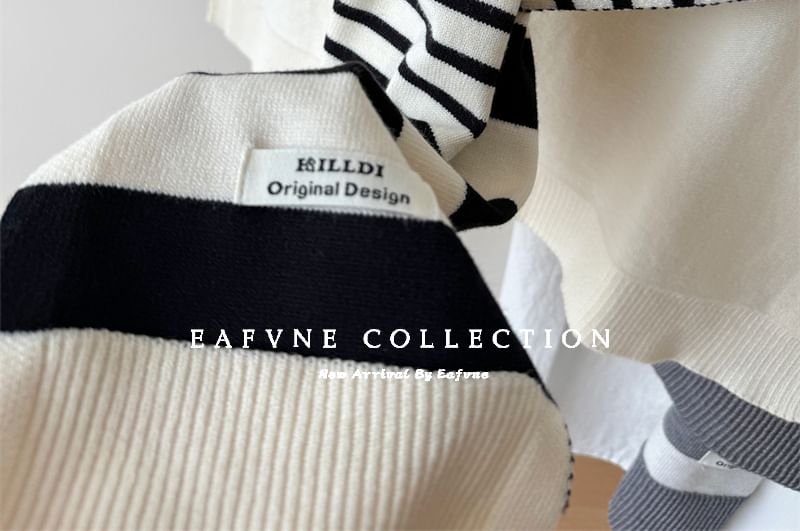 Shawl Knit Striped
