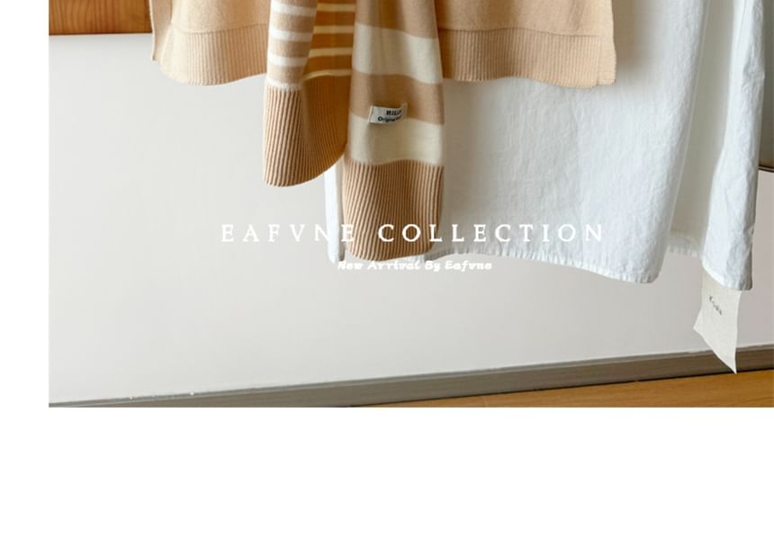 Shawl Knit Striped