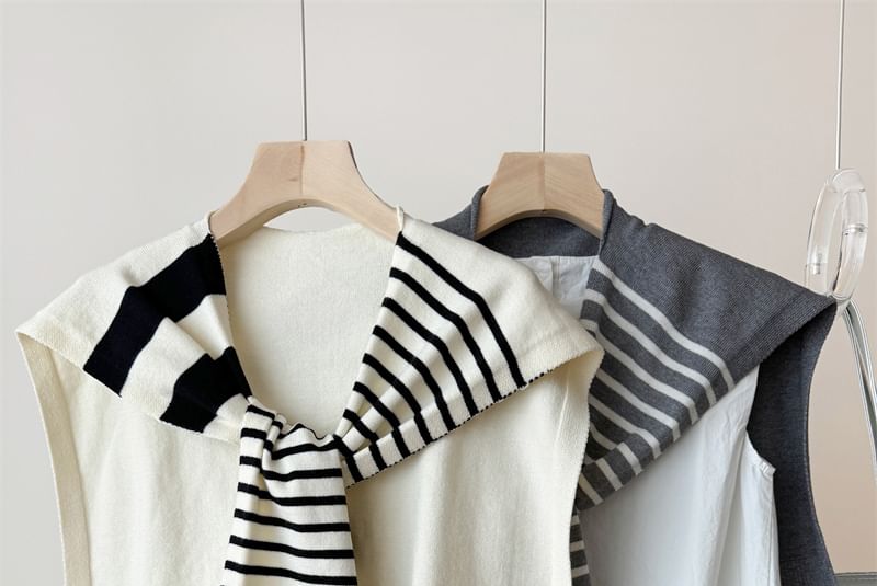 Shawl Knit Striped