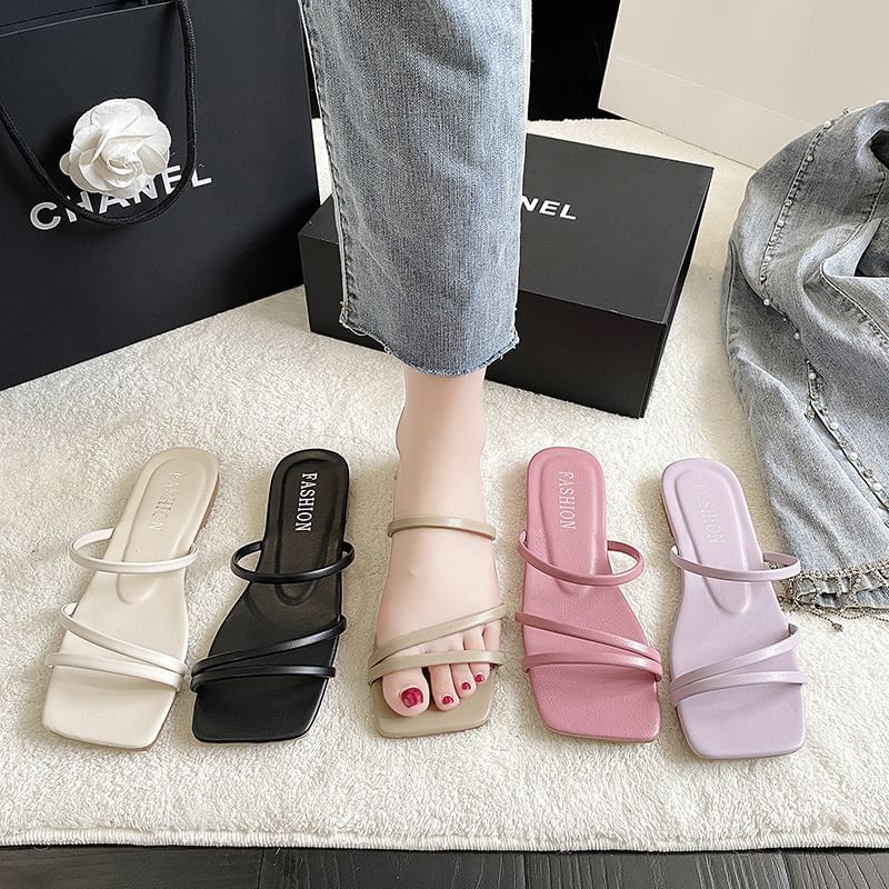 Sandals Slide Strappy