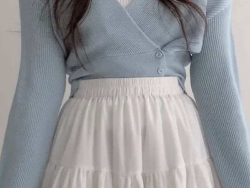 High Waist A-Line Mini Skirt in Solid Color