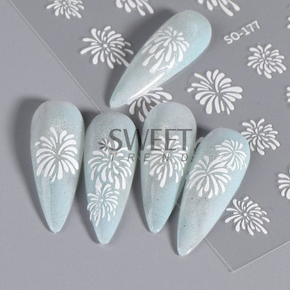 Firework Nail Art Sticker