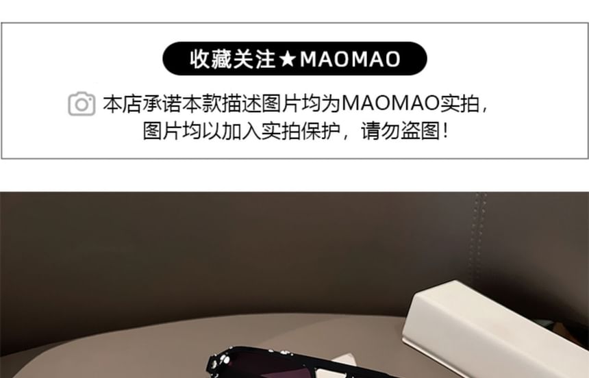 Frame Oversized Sunglasses