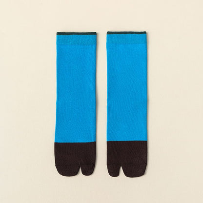 Two Tone Tabi Short Socks