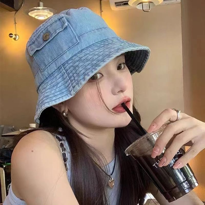 Pocketed Bucket Hat