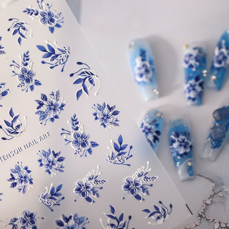 Floral Nail Art Stickers