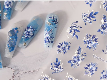 Floral Nail Art Stickers