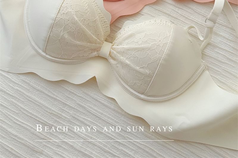 Lace Bralette and Panty Set