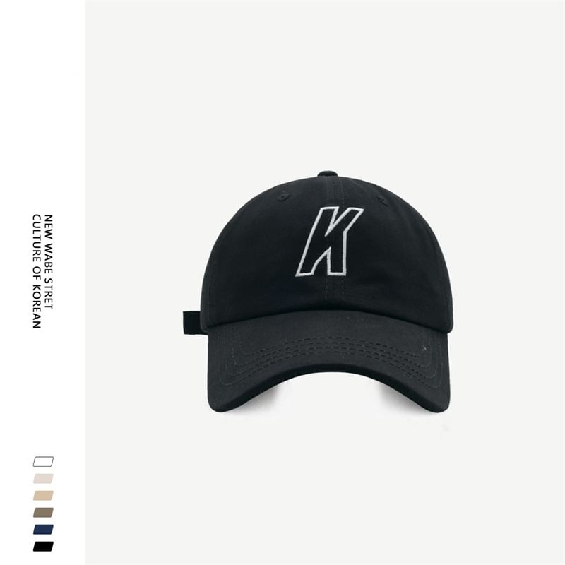 Embroidered Baseball Letter Cap
