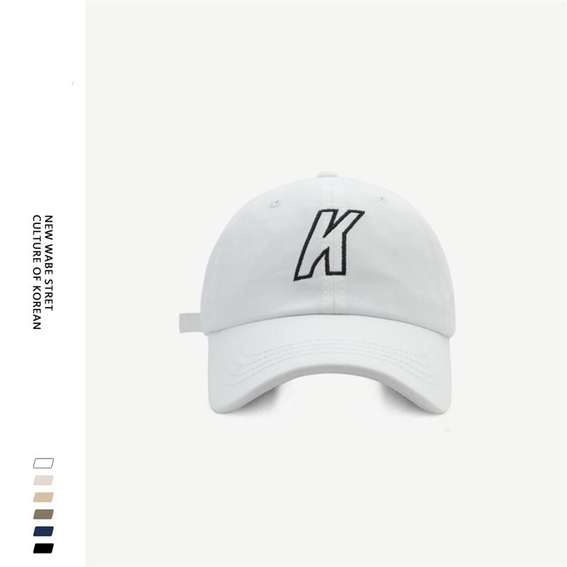Embroidered Baseball Letter Cap