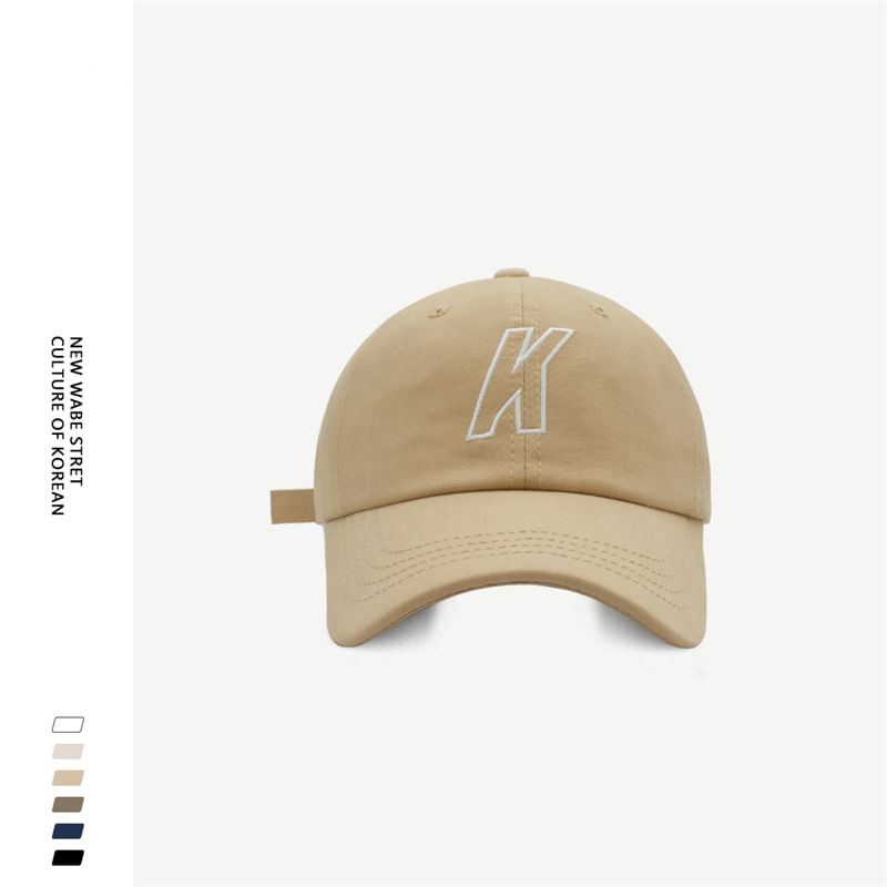 Embroidered Baseball Letter Cap