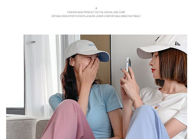 Pants Designs) Leg Straight (Various Elastic Waist Plain